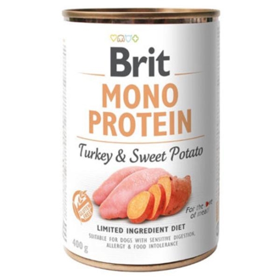 Picture of Brit Mono Protein Turkey & Sweet Potato 400g | Sensitive Dog
